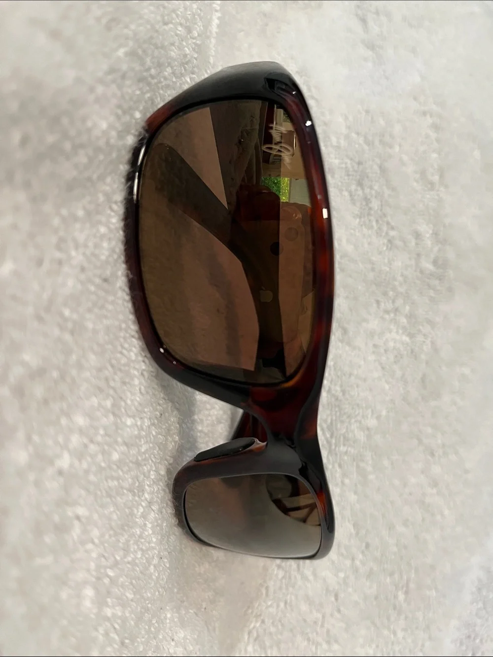 MAUI JIM STINGRAY Square Sunglasses in Tortoiseshell Brown